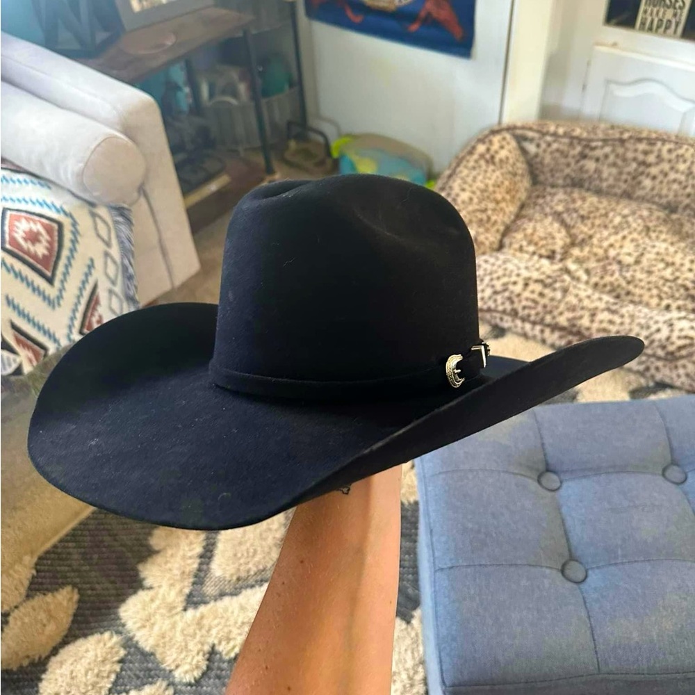 American felt cowboy hat 
7X 
6 7/8